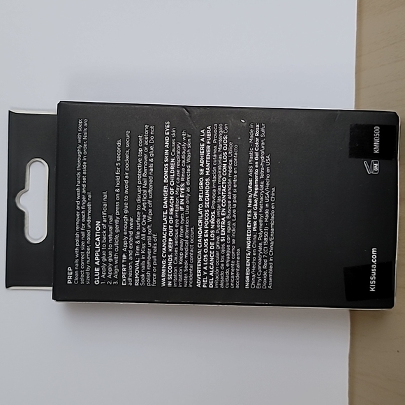 🌵 4/$20 Kiss Masterpiece Glue on Nails Pink Chrome Bling New - Picture 4 of 4